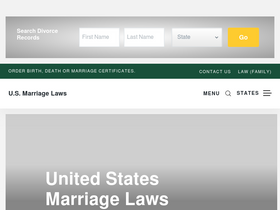 'usmarriagelaws.com' screenshot
