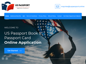 'uspassport.online' screenshot