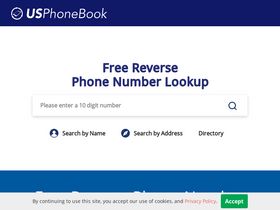 'usphonebook.com' screenshot