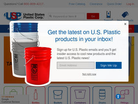 'usplastic.com' screenshot