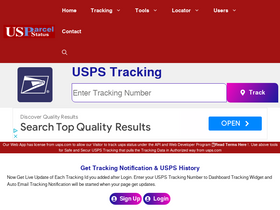 'usps-track.us' screenshot