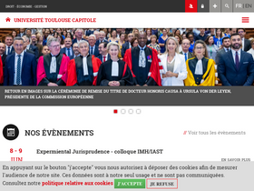 'ut-capitole.fr' screenshot