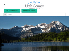 'utahcounty.gov' screenshot