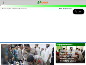 'utamanews.com' screenshot