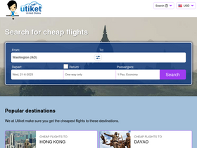 'utiket.com' screenshot