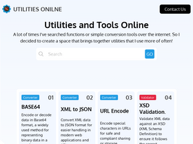 'utilities-online.info' screenshot