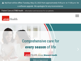 'utmbhealth.com' screenshot