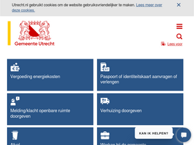 'utrecht.nl' screenshot