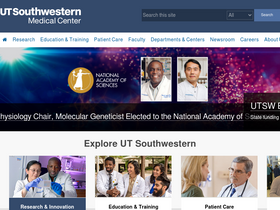 'utsouthwestern.edu' screenshot