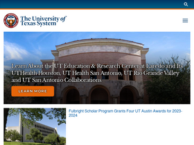 'utsystem.edu' screenshot
