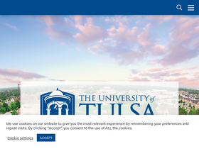 'utulsa.edu' screenshot