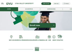 'uvu.edu' screenshot