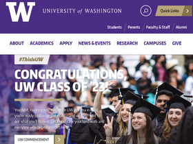 'uw.edu' screenshot