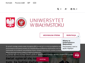 'uwb.edu.pl' screenshot