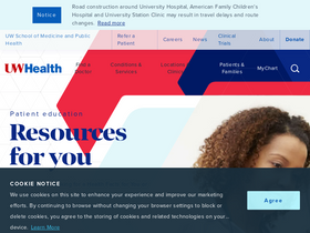 'uwhealth.org' screenshot
