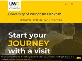 'uwosh.edu' screenshot
