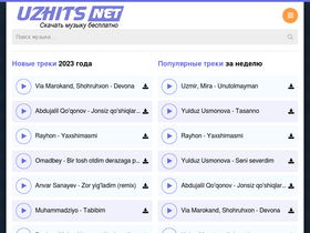 'uzhits.net' screenshot