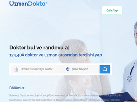 'uzmandoktor.net' screenshot