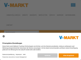 'v-markt.de' screenshot