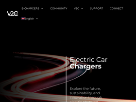 'v2charge.com' screenshot