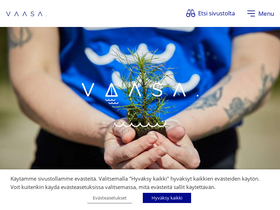'vaasa.fi' screenshot