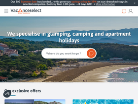 'vacanceselect.com' screenshot