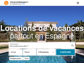 'vacancesespagne.fr' screenshot