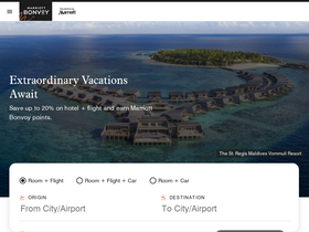 'vacationsbymarriott.com' screenshot