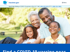 'vaccines.gov' screenshot