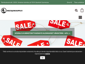 'vaeltajankauppa.fi' screenshot