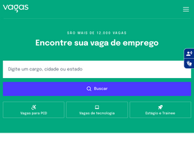 'vagas.com.br' screenshot