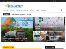 'vagasabertas.org' screenshot