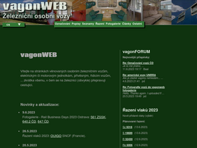 'vagonweb.cz' screenshot