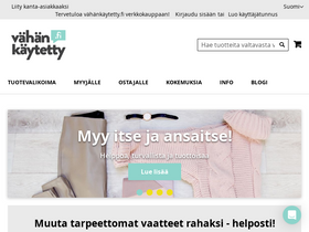 'vahankaytetty.fi' screenshot