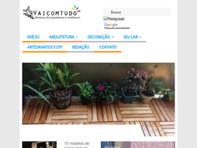 'vaicomtudo.com' screenshot