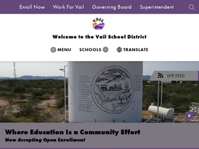 'vailschooldistrict.org' screenshot
