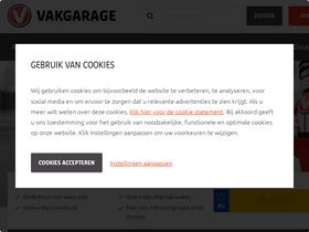 'vakgarage.nl' screenshot