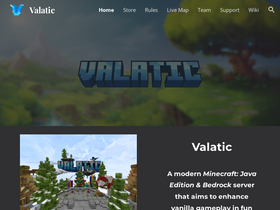 'valatic.net' screenshot