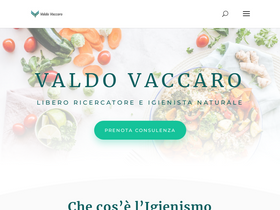 'valdovaccaro.com' screenshot