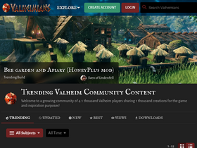'valheimians.com' screenshot