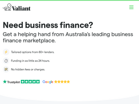 'valiant.finance' screenshot