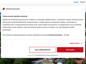 'valkeakoski.fi' screenshot