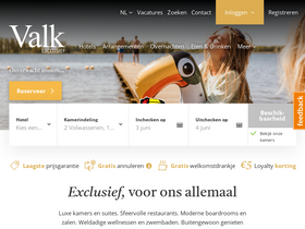 'valkexclusief.nl' screenshot