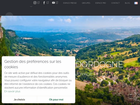 'vallee-dordogne.com' screenshot