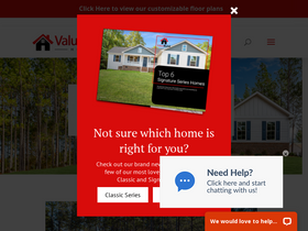 'valuebuildhomes.com' screenshot