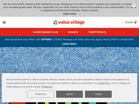 'valuevillage.com' screenshot