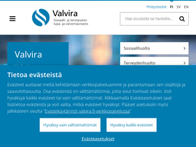 'valvira.fi' screenshot