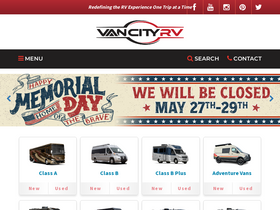 'vancityrv.com' screenshot