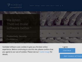 'vandyke.com' screenshot