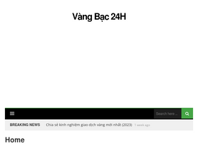 'vangbac24h.vn' screenshot